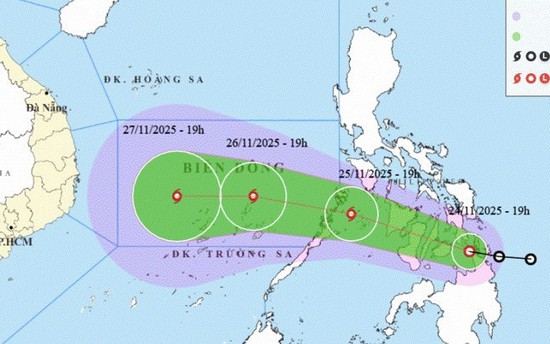 CẬP NHẬT: Tin ÁP THẤP NHIỆT ĐỚI có thể mạnh lên thành BÃO SỐ 15 và các chỉ đạo ứng phó