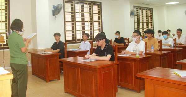 bài thi đánh giá năng lực của bộ công an