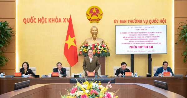 Dự kiến sau sắp xếp, số đầu mối các cơ quan của Quốc hội, cơ quan thuộc UBTVQH giảm gần 36%