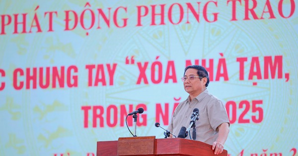 Thủ tướng kêu gọi 'ai có gì góp nấy', phấn đấu xóa nhà tạm, dột nát trên cả nước trong năm 2025
