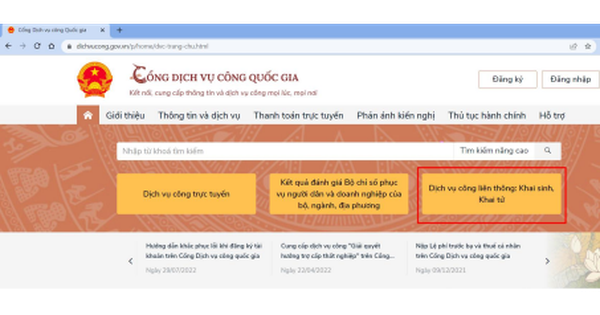 Từ 1/7, thực hiện liên thông điện tử thủ tục Đăng ký khai sinh, đăng ký thường trú, cấp thẻ BHYT cho trẻ dưới 6 tuổi