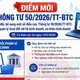 Những diểm mới của Thông tư 50/2026/TT-BTC sửa quy định về hồ sơ, thủ tục quản lý thuế với hộ kinh doanh